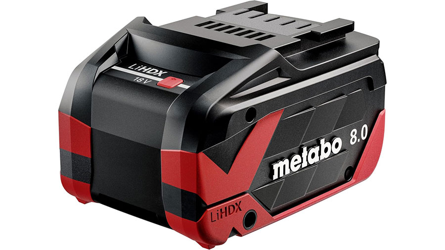 batterie 18 V LiHDX Metabo de 8,0 Ah