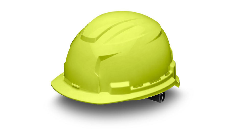 casque BOLT 100 haute visibilité jaune non ventilé 4932480666 Milwaukee 