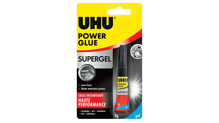 Colle POWER GLUE GEL TUBE 3G 64302 UHU