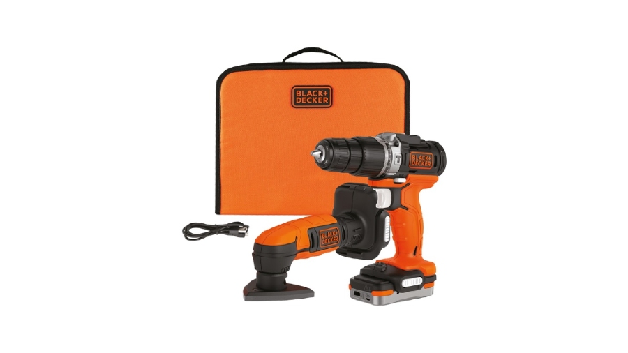 Pack de machine sans fil BLACK+DECKER BDCK121S1S-QW