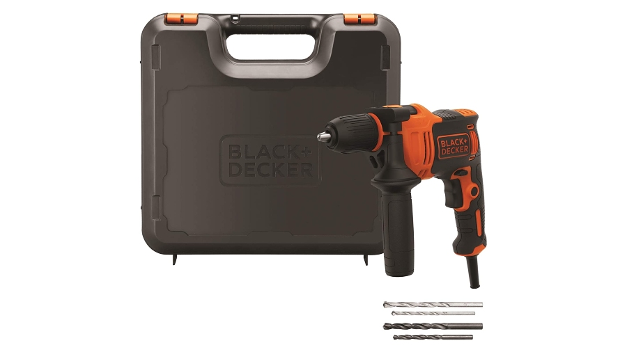 Perceuse à percussion filaire BLACK+DECKER BEH710K-QS