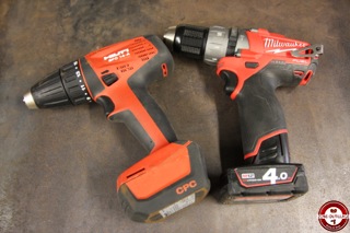 Perceuses-visseuse SFC14-A HILTI et M12 CPD-402C Milwaukee