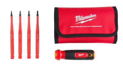 Set de tournevis isolés multi-embouts VDE 4-en-1 en Torx 4932493658 Milwaukee