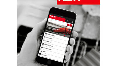 Application smartphone Hilti